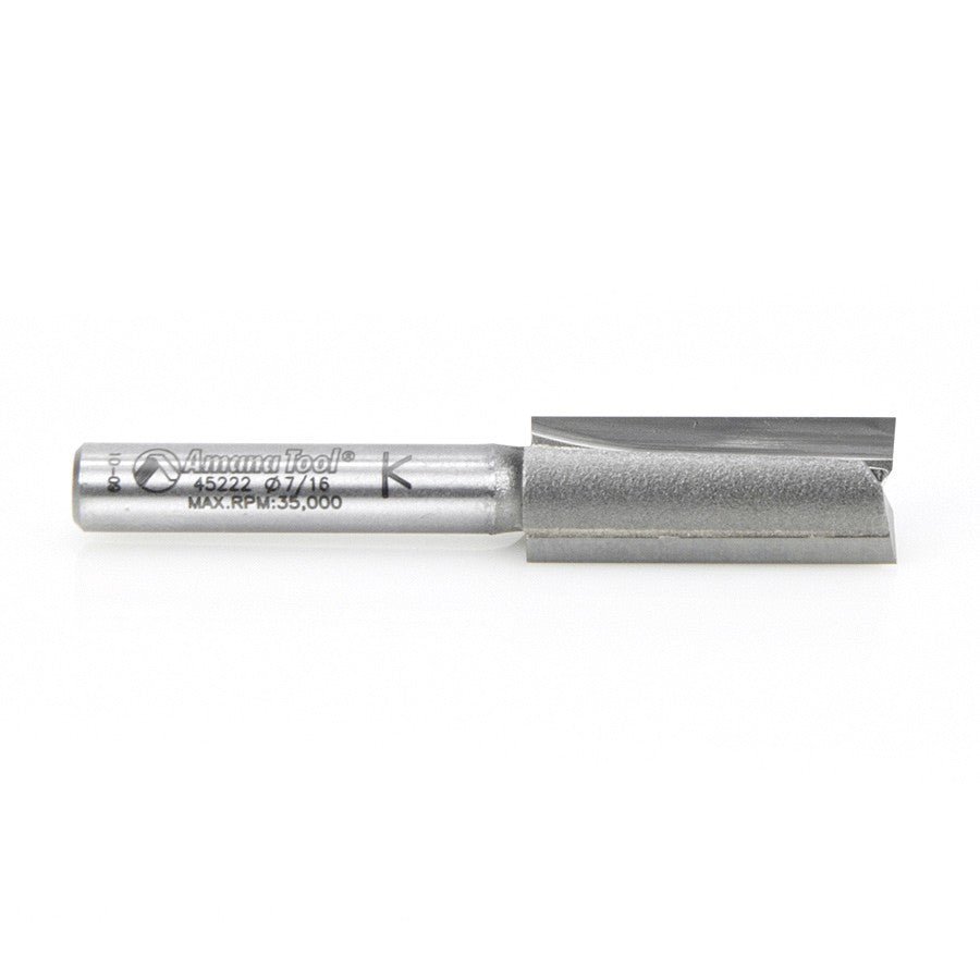 Amana Tool 2 Flute 7/16 Dia. 1/4 in Shank 45222