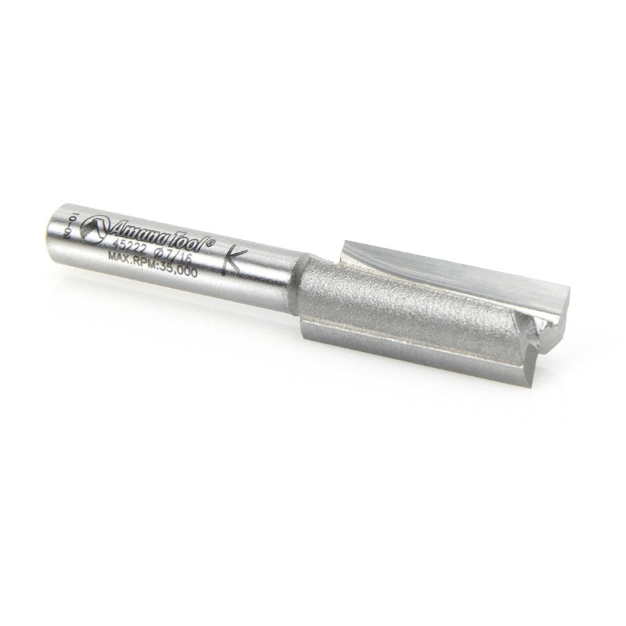 Amana Tool 2 Flute 7/16 Dia. 1/4 in Shank 45222