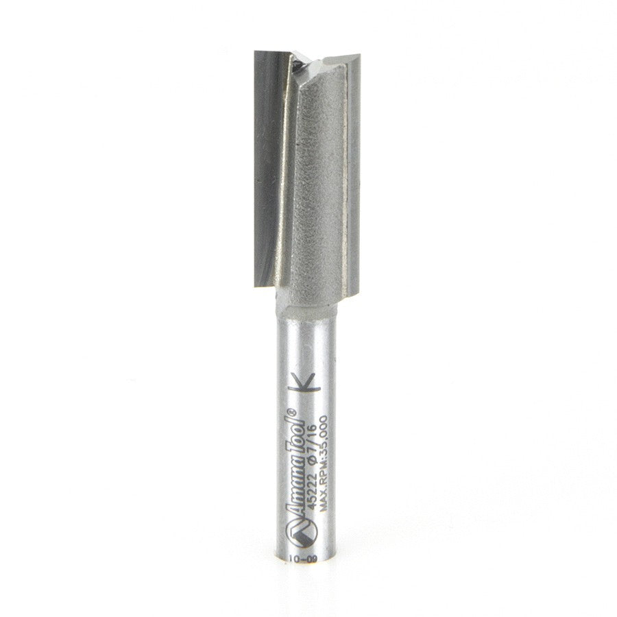 Amana Tool 2 Flute 7/16 Dia. 1/4 in Shank 45222