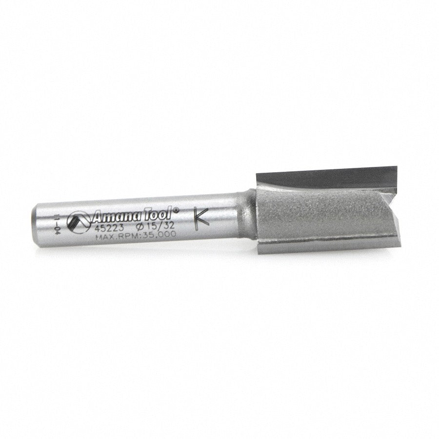 Amana Tool 2 Flute 15/32 Dia. 1/4 in Shank 45223