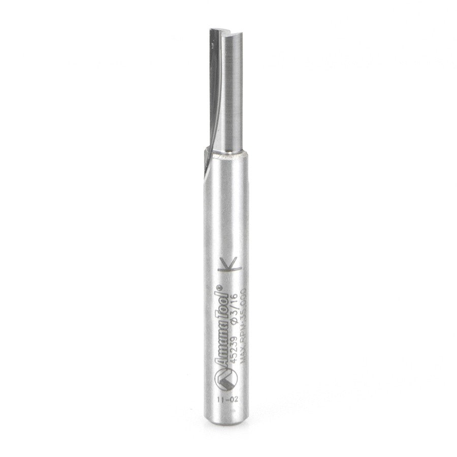 Amana Tool 2 Flute 3/16 Dia. 1/4 in Shank 45239