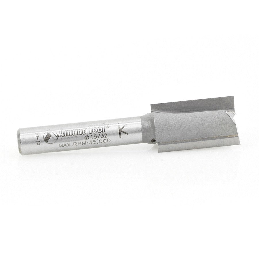 Amana Tool 2 Flute 12mm Dia. 1/4 in Shank 45240