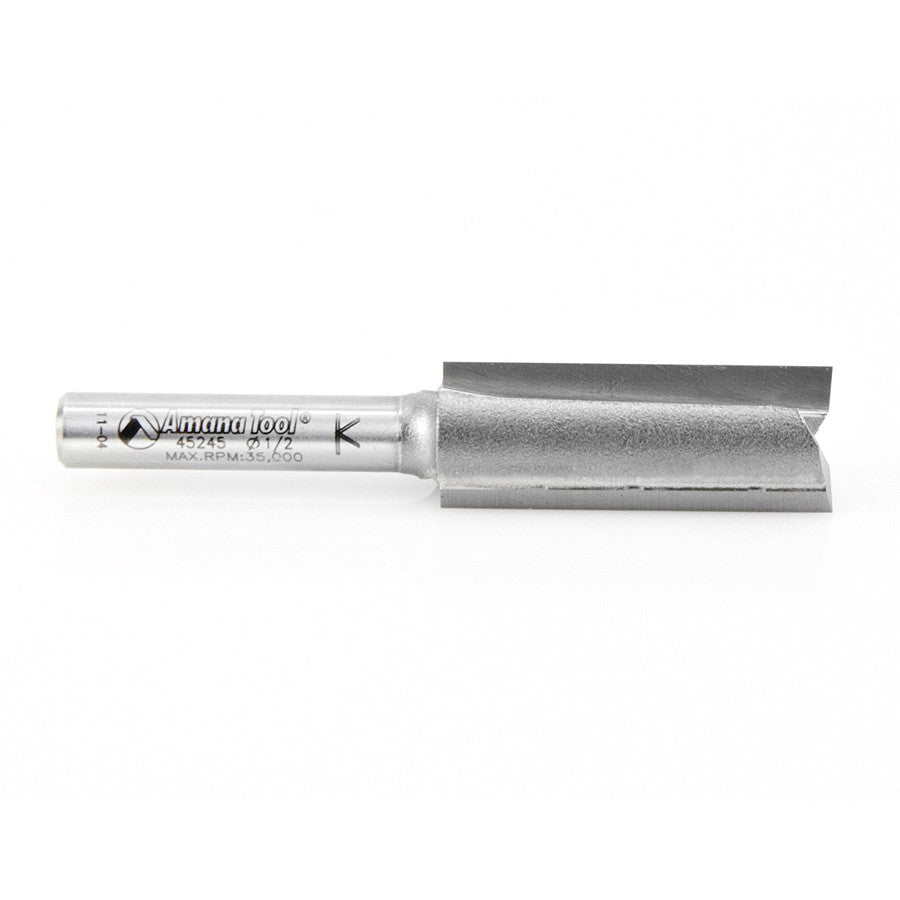 Amana Tool 2 Flute 1/2 in Dia. 1/4 in Shank 45245