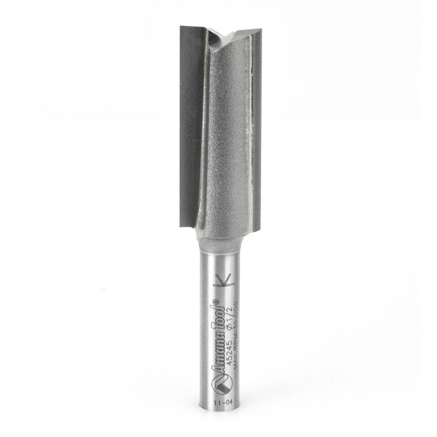Amana Tool 2 Flute 1/2 in Dia. 1/4 in Shank 45245