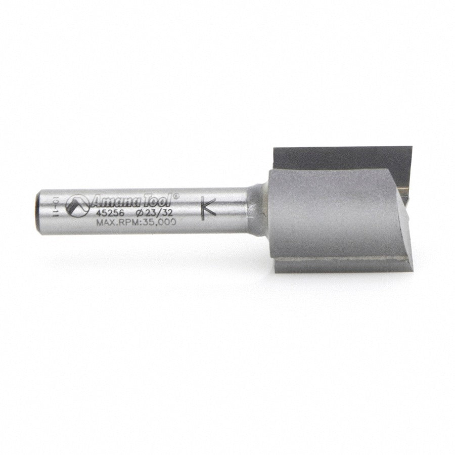 Amana Tool 2 Flute 18mm Dia. 1/4 in Shank 45256