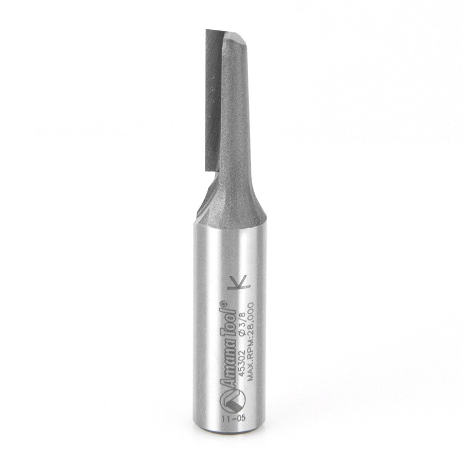 Amana Tool Single Flute 1/2 in Dia. 1/2 in Shank 45310