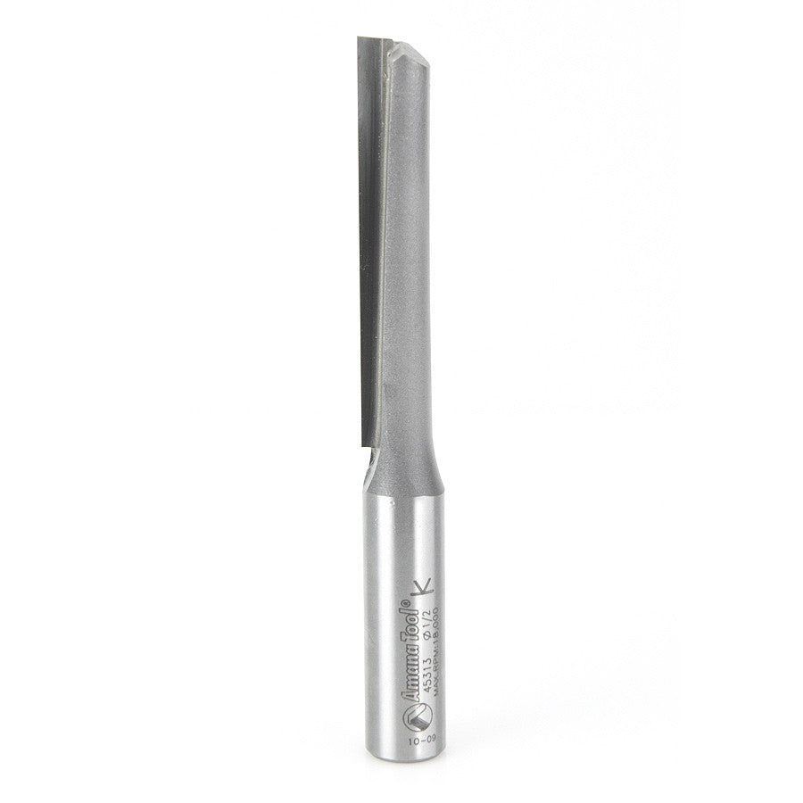 Amana Tool Single Flute 1/2 in Dia. 1/2 in Shank 45313