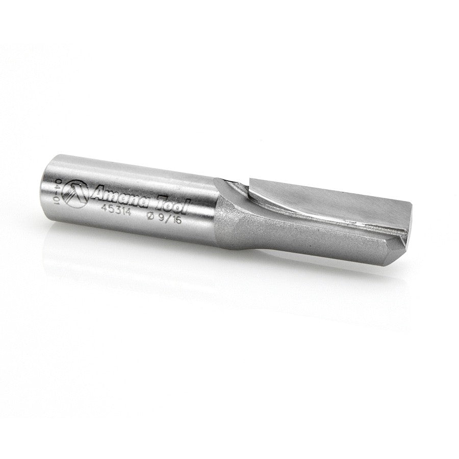 Amana Tool Single Flute 9/16 Dia. 1/2 in Shank 45314