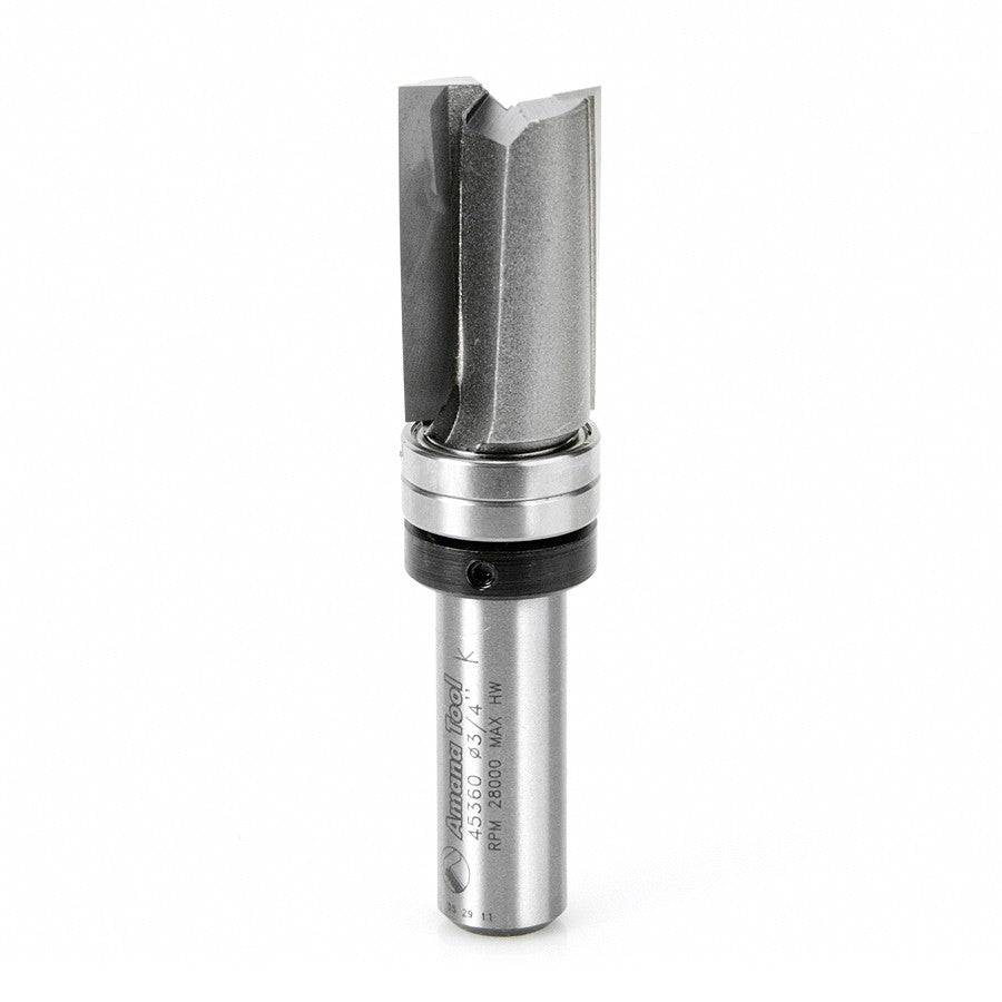 Amana Tool Plunge 3/4 in Dia. Upper BB 1/2 in Shank 45362