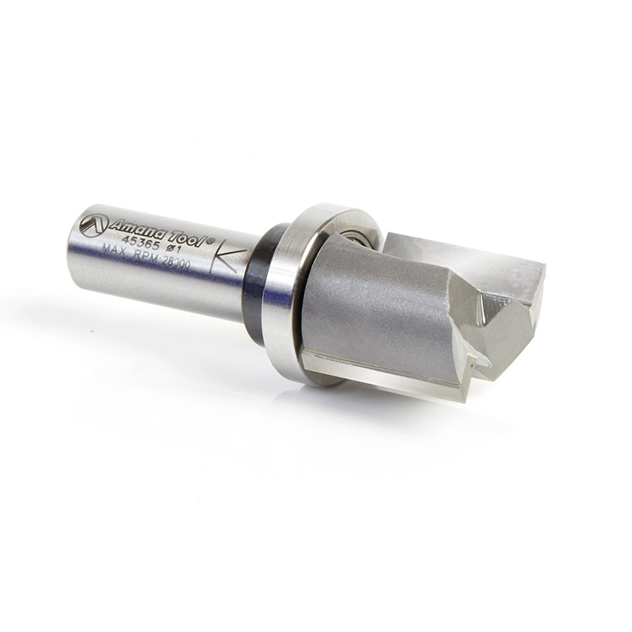 Amana Tool Plunge 1 in Dia. Upper BB 1/2 in Shank 45365