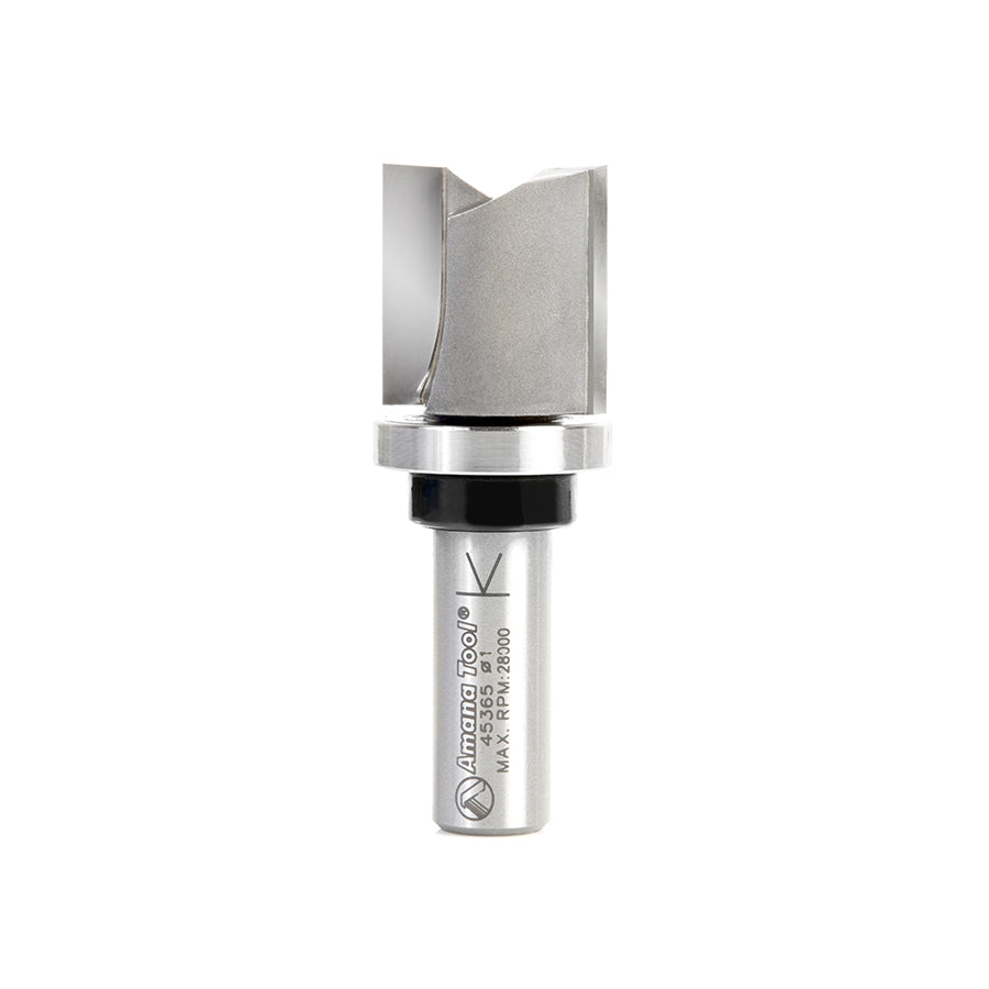 Amana Tool Plunge 1 in Dia. Upper BB 1/2 in Shank 45365