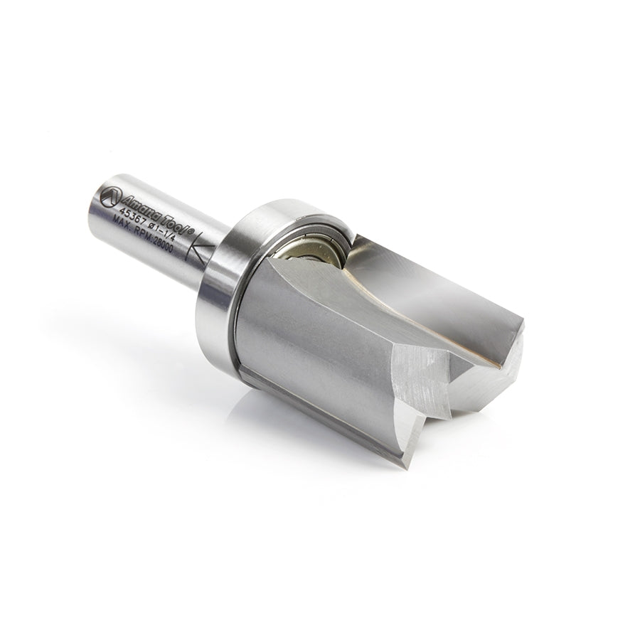 Amana Tool Plunge 1-1/4 inDia. Upper BB 1/2 inSK 45367