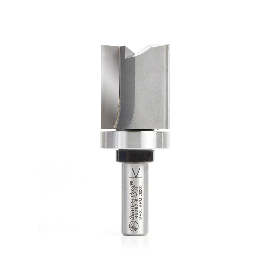 Amana Tool Plunge 1-1/4 inDia. Upper BB 1/2 inSK 45367