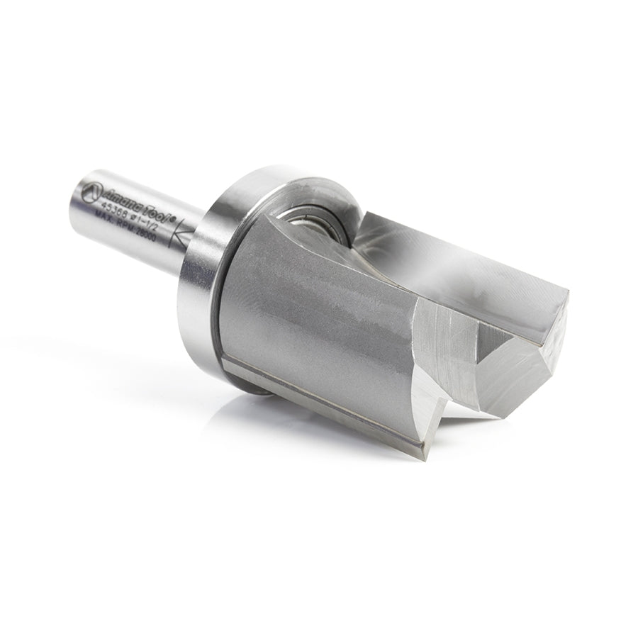 Amana Tool Plunge 1-1/2 inDia. Upper BB 1/2 inSK 45368