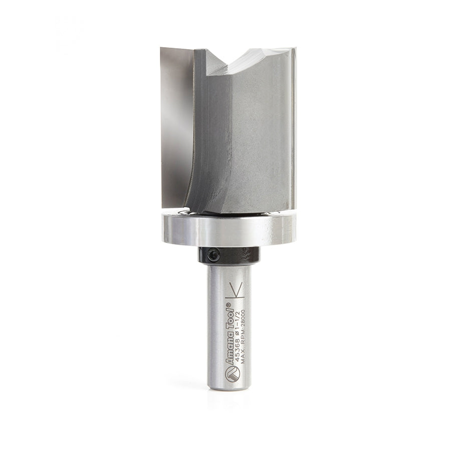 Amana Tool Plunge 1-1/2 inDia. Upper BB 1/2 inSK 45368