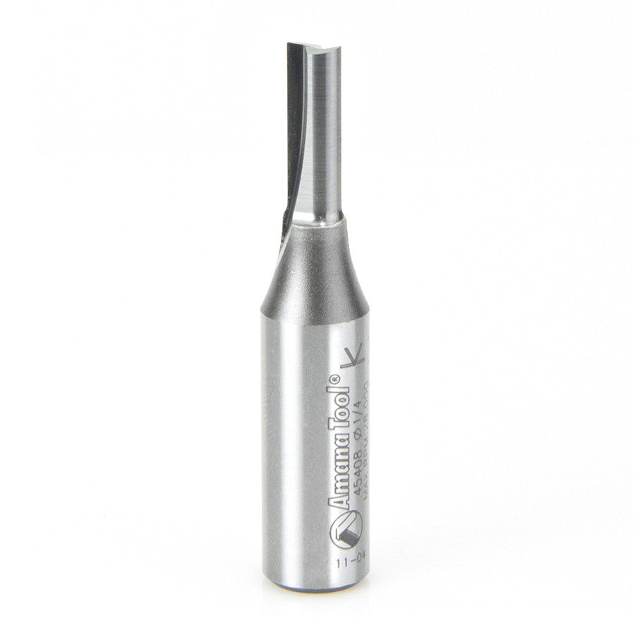 Amana Tool 2 Flute 1/4 in Dia. 1/2 in Shank 45408