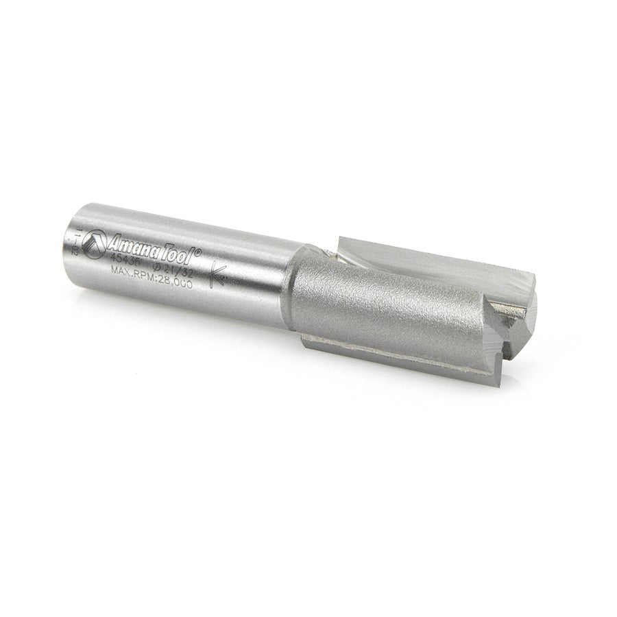 Amana Tool 2 Flute 21/32 Dia. 1/2 in Shank 45435