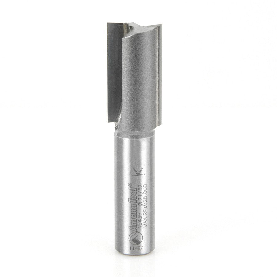 Amana Tool 2 Flute 21/32 Dia. 1/2 in Shank 45435