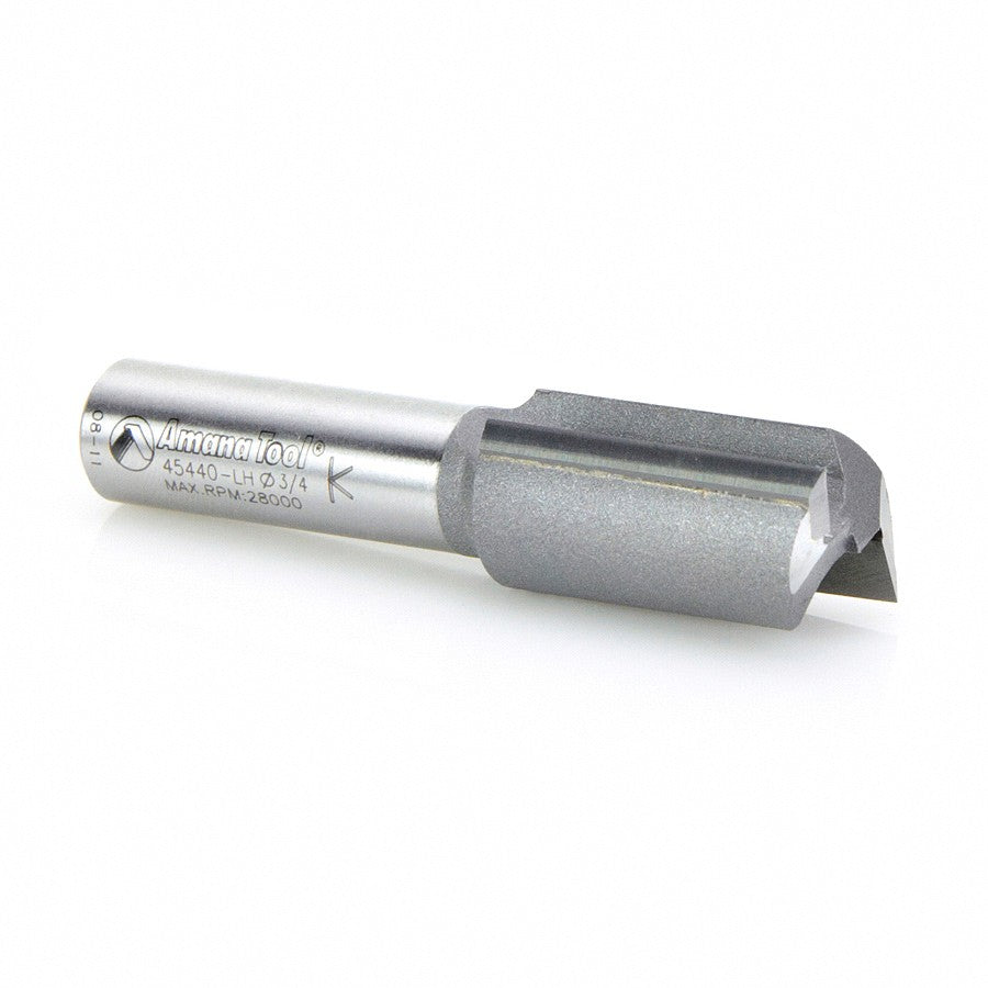 Amana Tool 2 Flute 3/4 in Dia. 1/2 in Shank L/H 45440-LH
