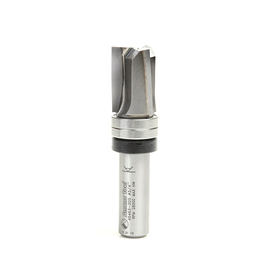 Amana Tool Plunge 3/4 in Dia. Upper BB 1/2 in Shank 45463-3DS