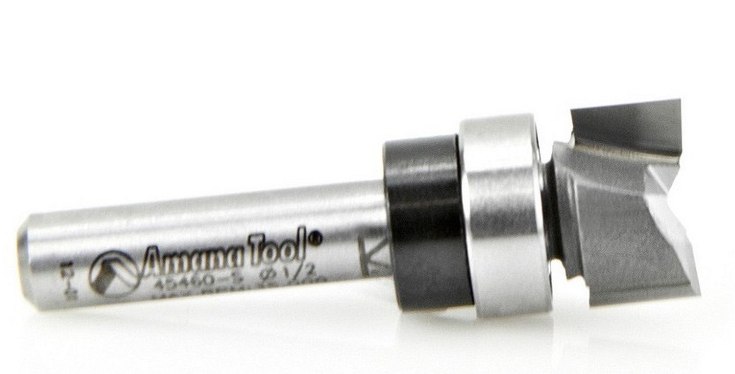 Amana Tool Plunge 1/2 in Dia. w/ BBx 1/4 in Shank 45460-S