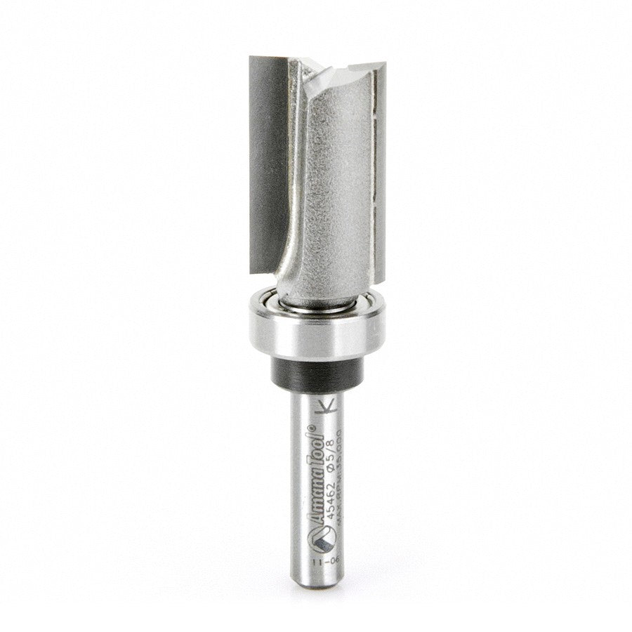 Amana Tool Plunge 5/8 Dia. Upper BB 1/4 in Shank 45462