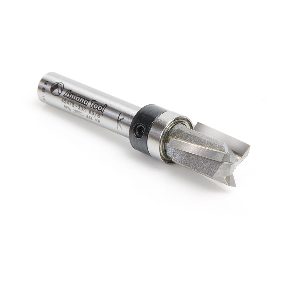 Amana Tool Plunge 3/8 Dia. Upper BB 1/4 in Shank 45475-3DS