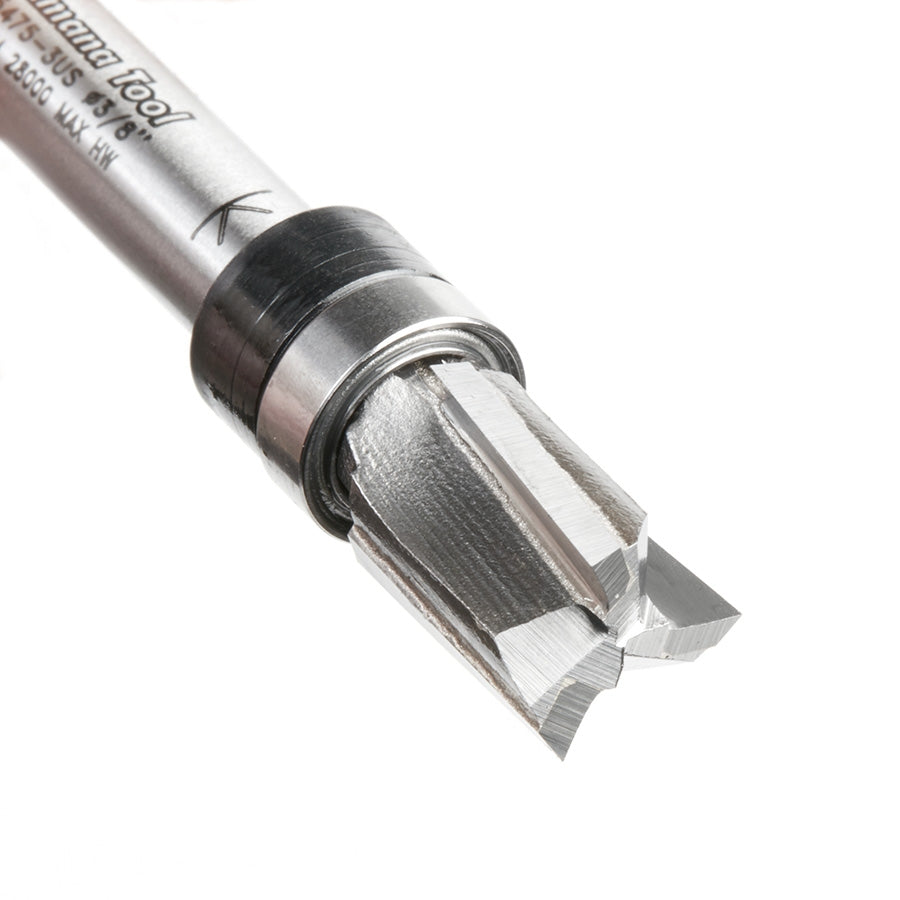 Amana Tool Plunge 3/8 Dia. Upper BB 1/4 in Shank 45475-3US