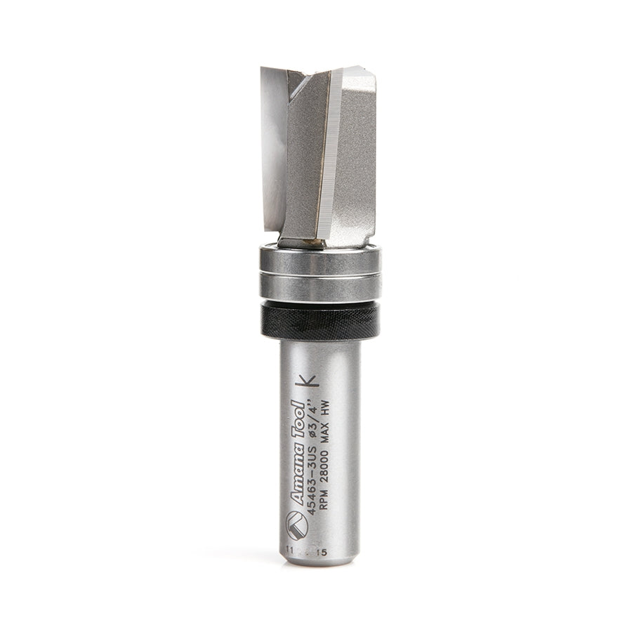 Amana Tool Plunge 3/4 in Dia. Upper BB 1/2 in Shank 45463-3US