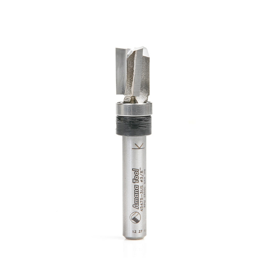 Amana Tool Plunge 3/8 Dia. Upper BB 1/4 in Shank 45475-3US