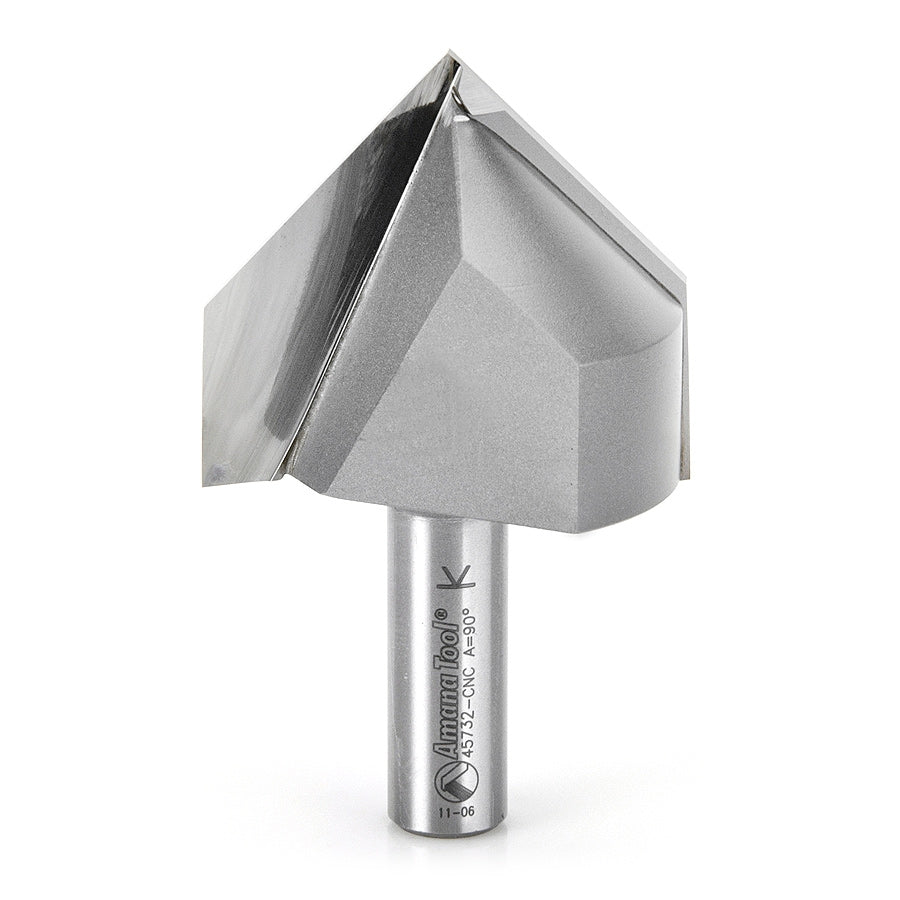 Amana Tool V-Groove 2 Dia. For CNC. 45732-CNC