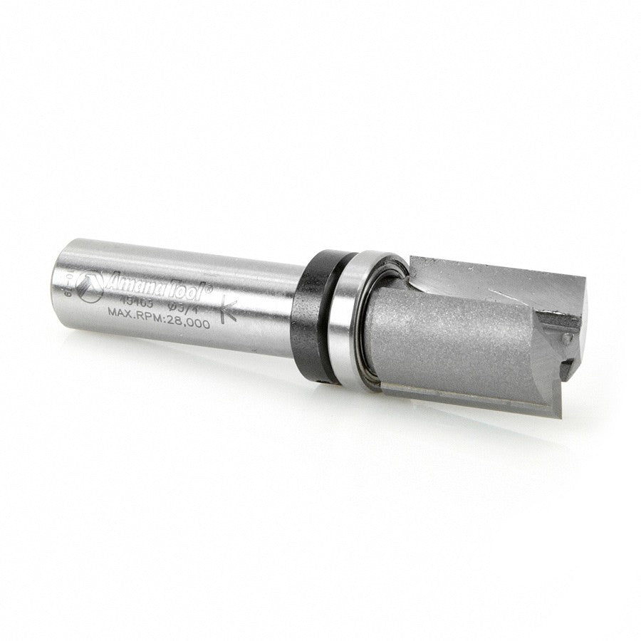 Amana Tool Plunge 3/4 in Dia. Upper BB 1/2 in Shank 45463