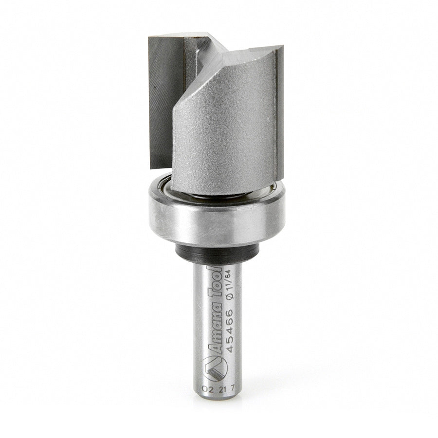 Amana Tool Plunge 1 Dia. Upper BB 3/8Shank 45466