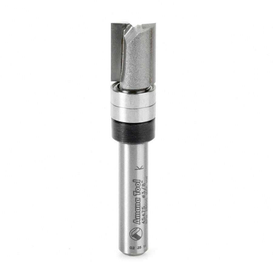 Amana Tool Plunge 3/8 Dia. Upper BB 1/4 in Shank 45475
