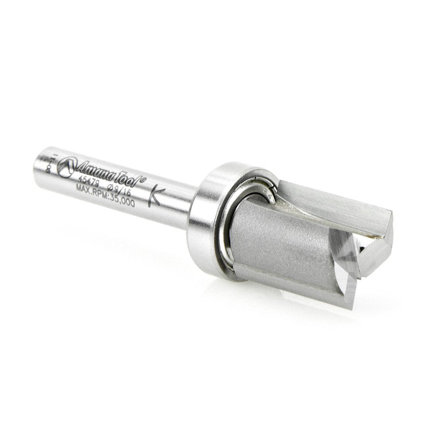Amana Tool 9/16 in x 3/4 in Plunge 1/4 in Shank w/ BB 45479