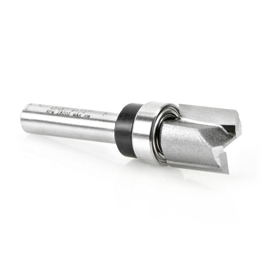 Amana Tool Plunge 1/2 in Dia. Upper BB 1/4 in Shank 45487