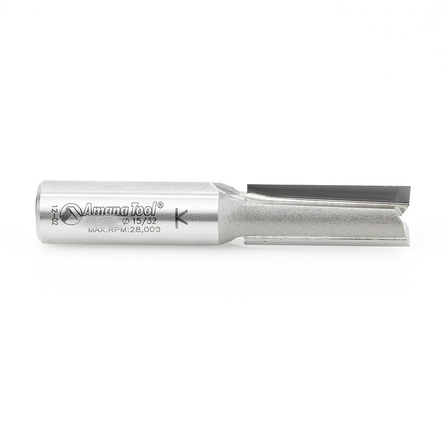 Amana Tool 2 Flute 12mm Dia. 1/2 in Shank 45488