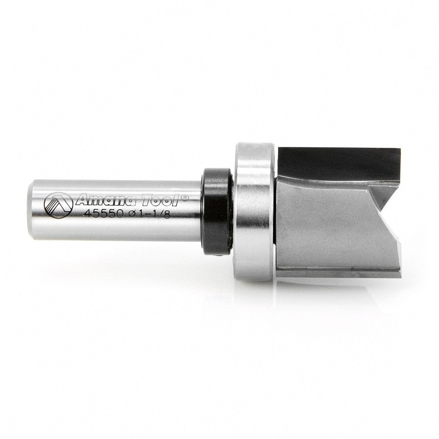 Amana Tool Template Bit 1-1/8 in Dia. x 1 in CL 45550