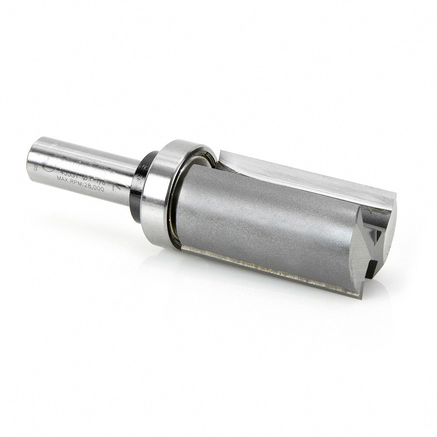 Amana Tool Template Bit 1-1/8 in Dia. x 2 in CL 45551