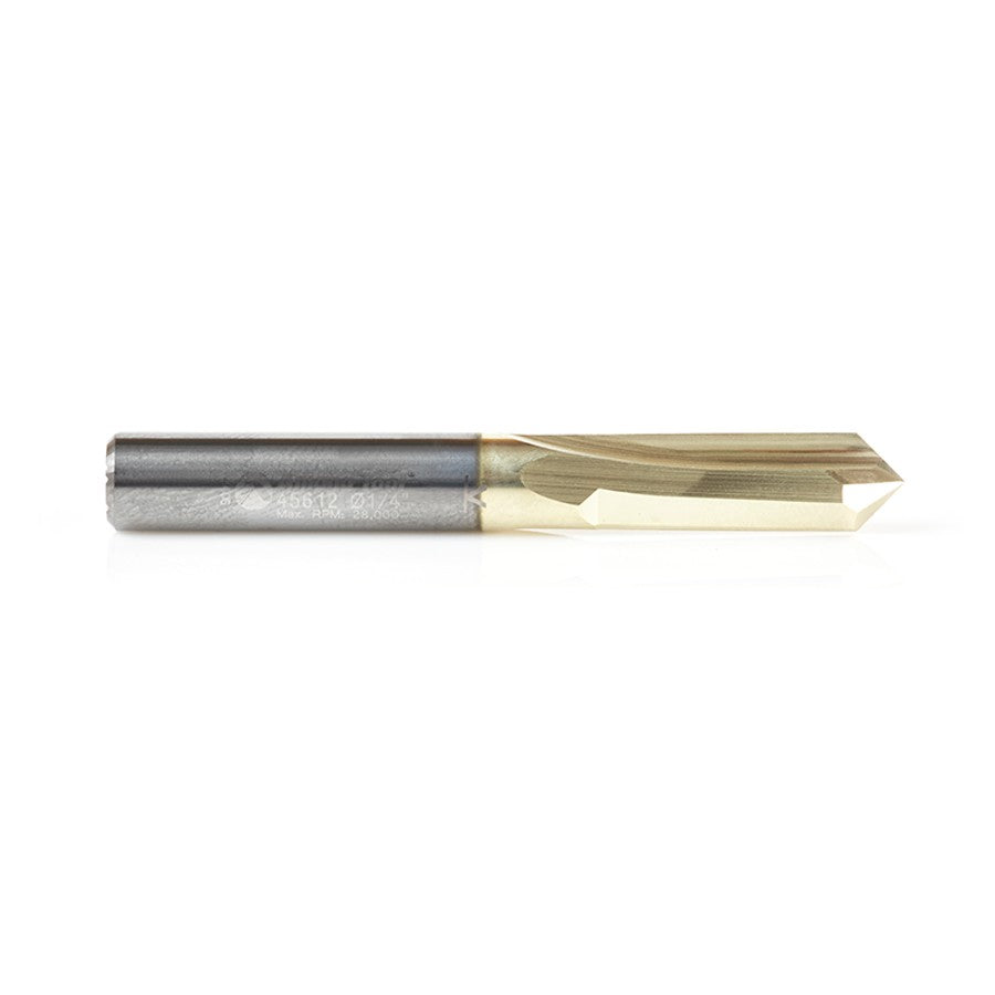 Amana Tool CNC 90 Deg. Router Bits 1/4 in x 3/4 in x 1/4 in 45612