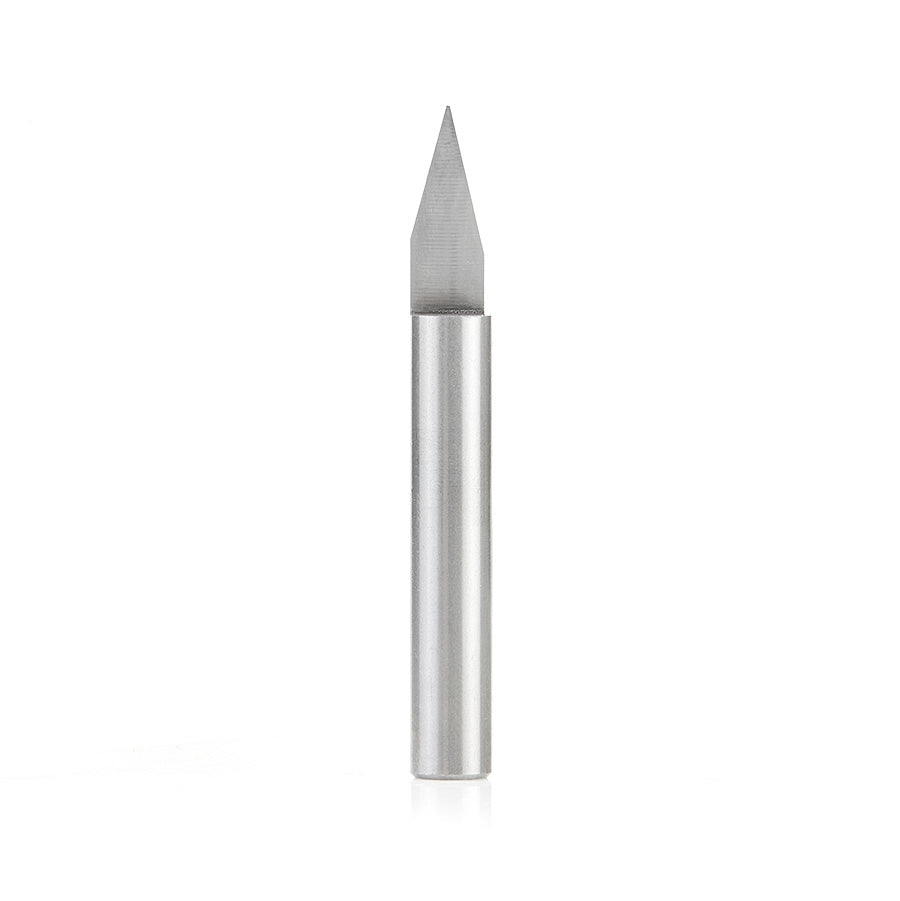Amana Tool Solid Carbide 30-Deg. 0.035 in Tip x 1/4 in Shank 45621