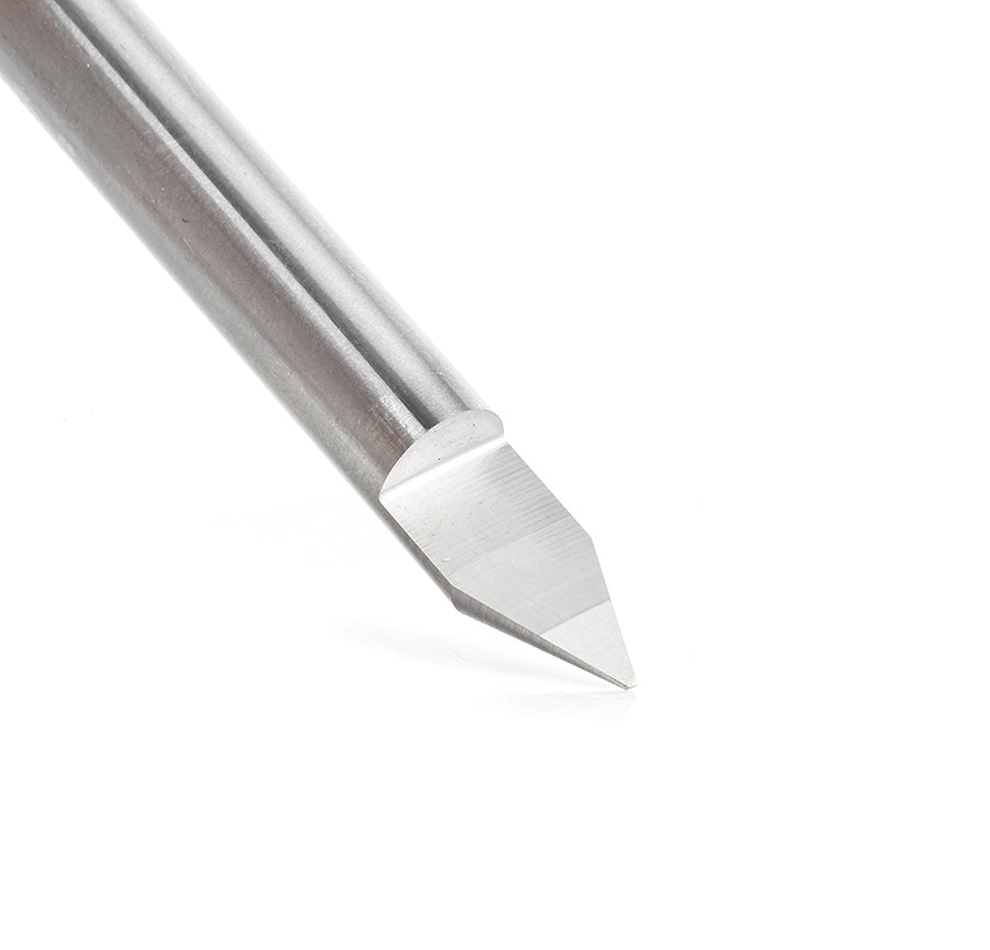 Amana Tool Solid Carbide 45-Deg. 0.025 in Tip x 1/4 in Shank 45622