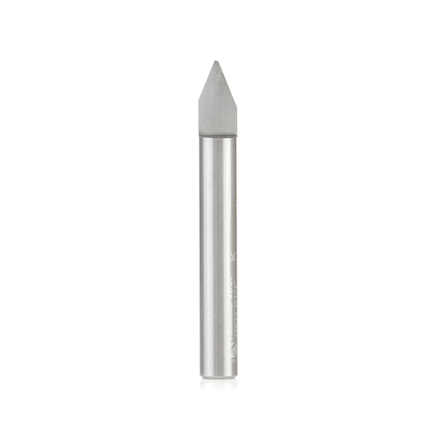 Amana Tool Solid Carbide 45-Deg. 0.042 in Tip x 1/4 in Shank 45623