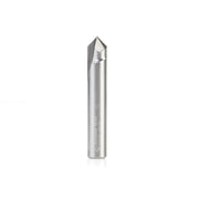 Amana Tool Solid Carbide V-Groove 90 Deg x 1/4 in x 9/16 x 1/4 in 45625