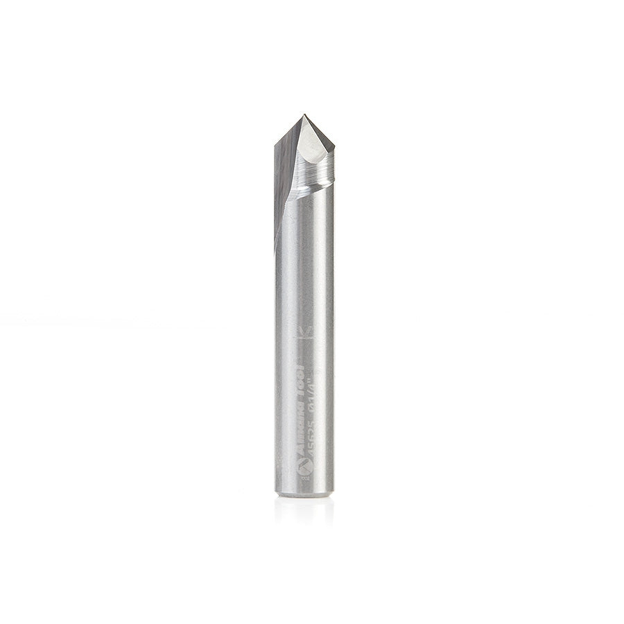 Amana Tool Solid Carbide V-Groove 90 Deg x 1/4 in x 9/16 x 1/4 in 45625