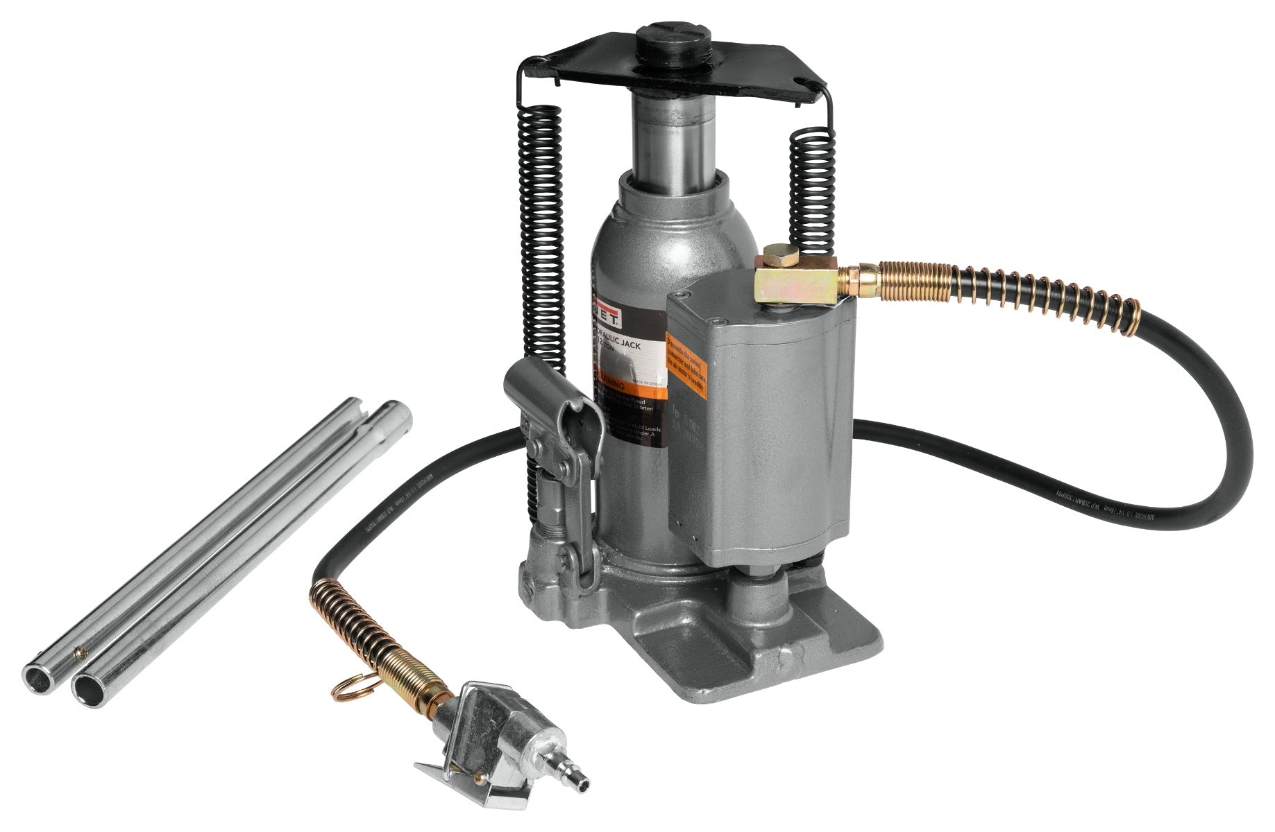 Jet AHJ-12, 12 Ton Air/Hydraulic Bottle Jack 456612