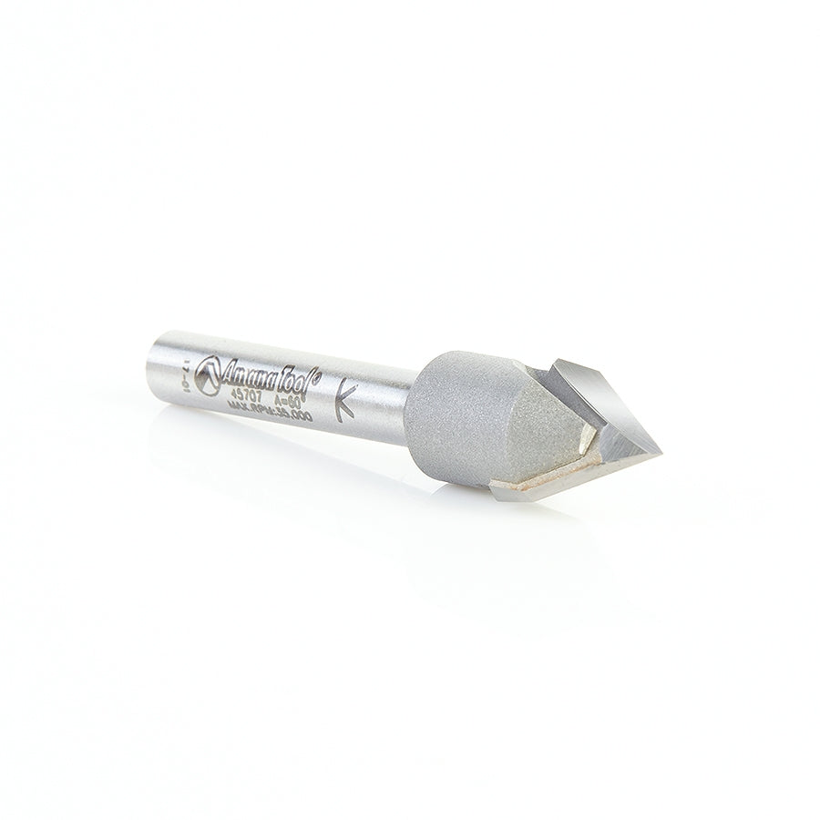 Amana Tool Carbide Zero Pot 60-Deg x 1/2 in x 9/16 x 1/4 in 45707