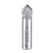 Amana Tool V-Groove 1/2 in Dia. 1/2 in Shank. 45708