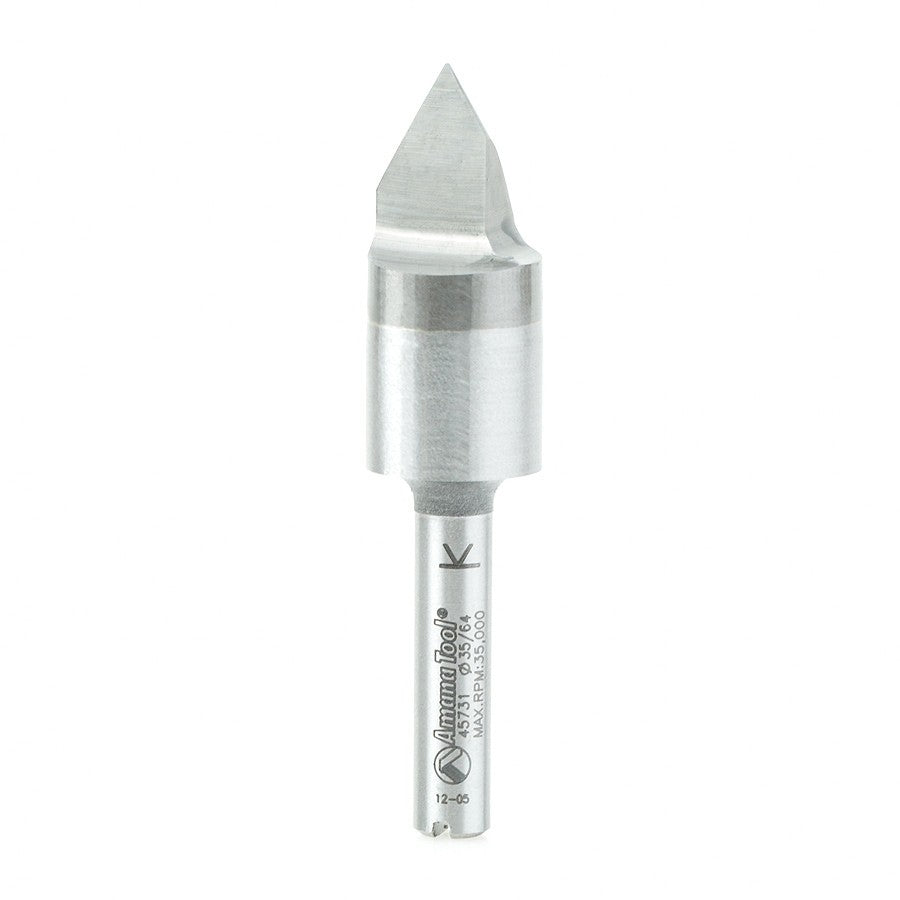 Amana Tool V-Groove Engraving Plexiglass 45731