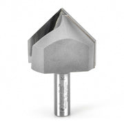 Amana Tool V-Groove 2 in Dia. 1/2 in Shank 45732